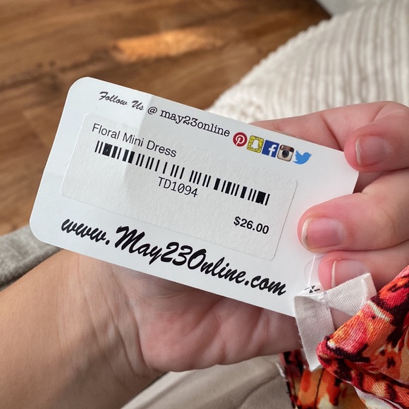 Floral Mini Dress - Picture 2 of 2